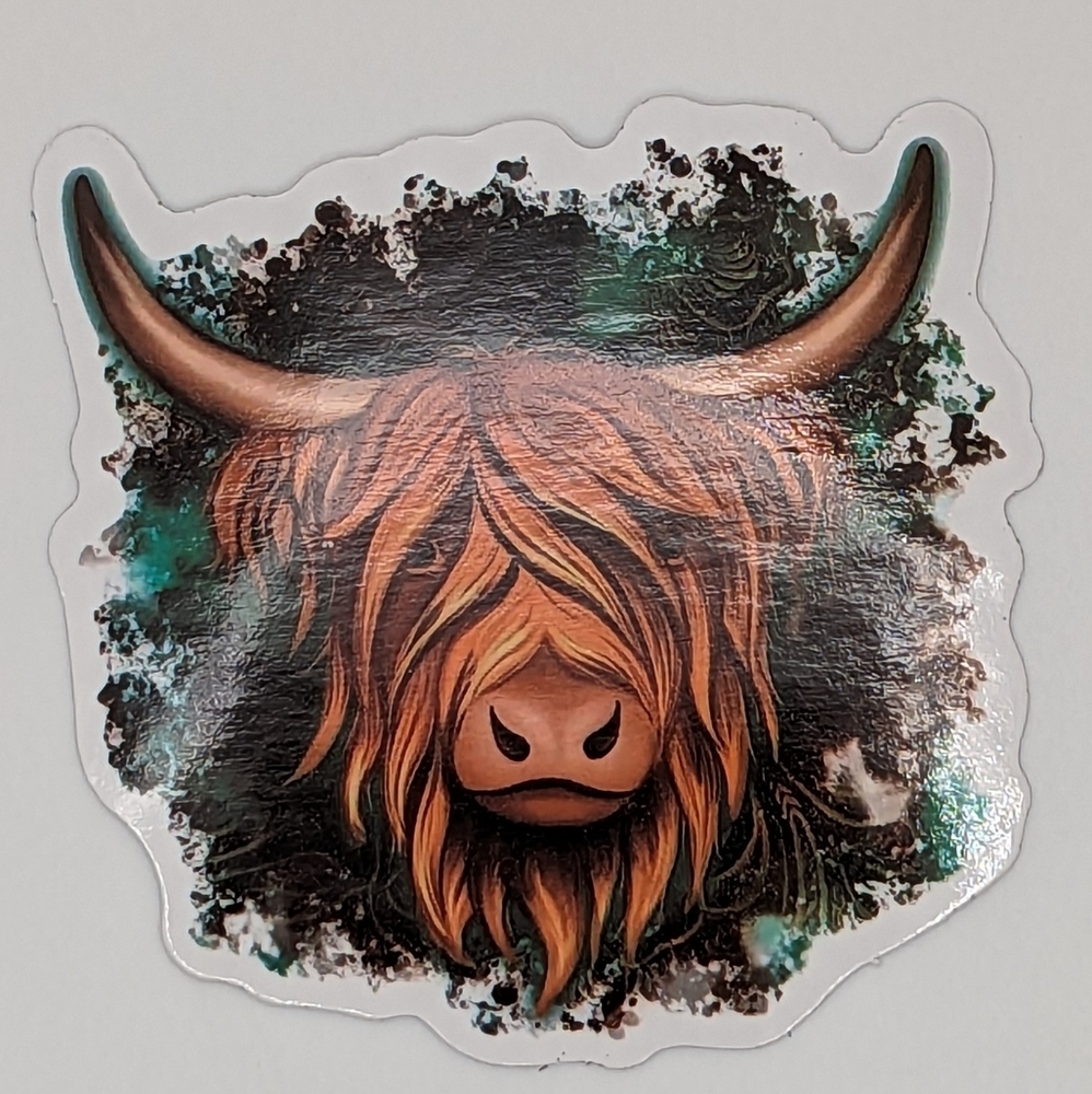 Highland Cow Sticker